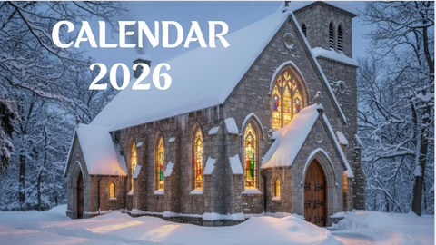 Colorful Modern Photo Monthly Year 2026 Calendar